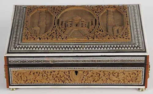Anglo-Indian Compartmented Box