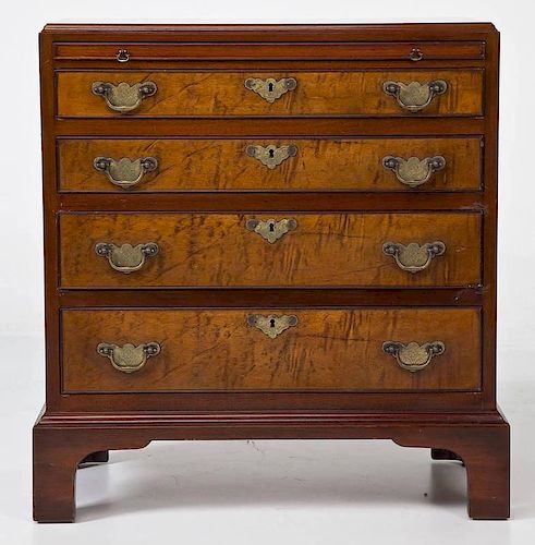 Chippendale Revival Low Case of Drawers