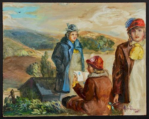 Glen Ranney (American, 1896-1959) Oil Painting