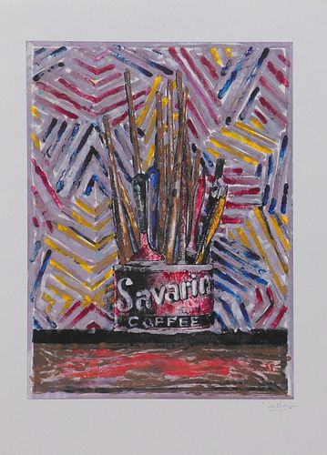 Jasper Johns, After: Savarin Coffee Can