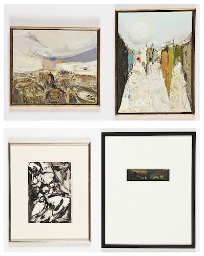 4 Original Works by Motke Blum (Israeli, 20th c.)