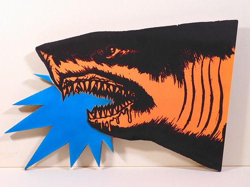 Shark Toof : Shark Head - Orange Fluorescent Variant