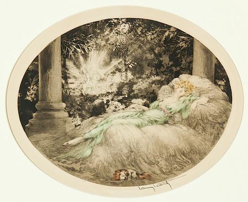 Louis Icart (French, 1888-1950) "Sleeping Beauty"