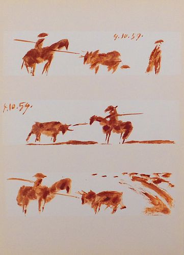 Pablo Picasso: Bull Fight