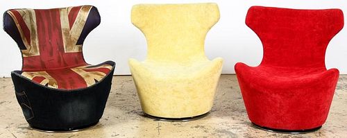 3 Fukasawa Papilio Style Lounge Chairs