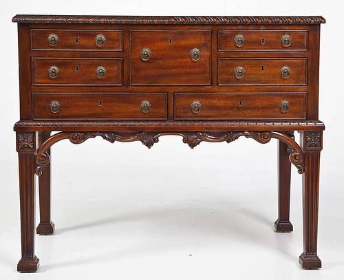 English Chippendale Revival Sideboard