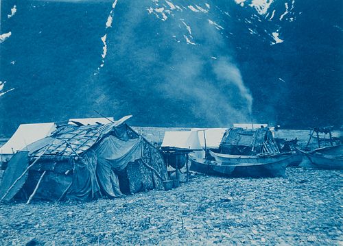 Edward Curtis, Sealers Camp - Yakutat Bay, 1899