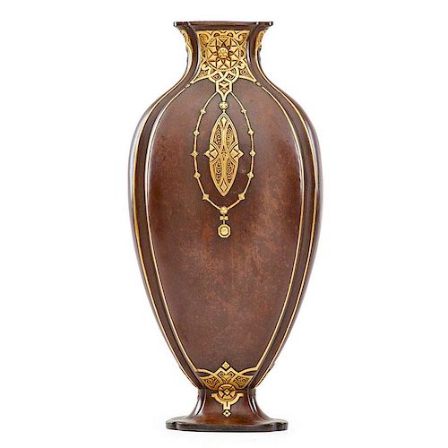 CHRISTOFLE Decorated vase