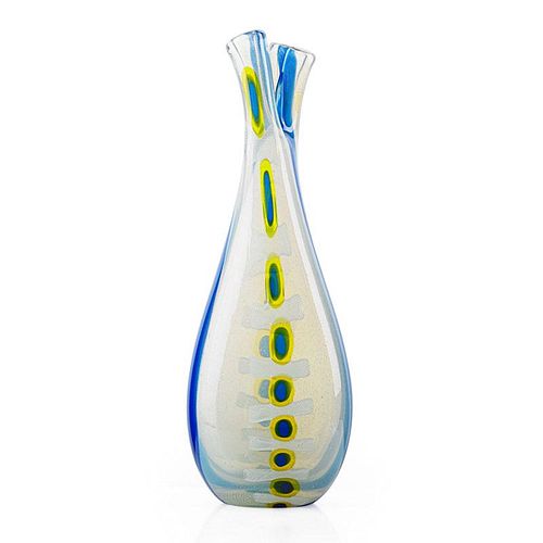 ANZOLO FUGA; A.Ve.M. Tall glass vase