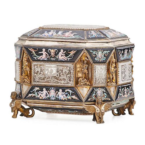 VIENNESE RENAISSANCE REVIVAL Decorative casket