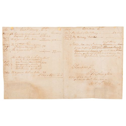 George Washington Autograph Document Signed