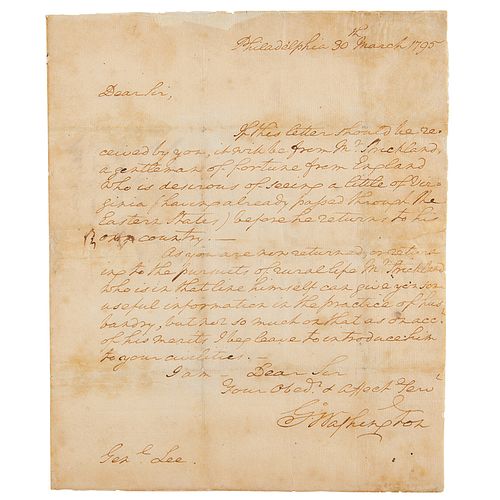 George Washington Autograph Letter Signed as President