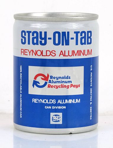 1974 Reynolds Aluminum Stay-On-Tab 8oz Test Can Unpictured