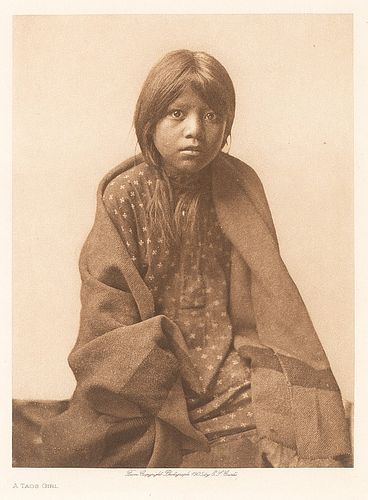 Edward S. Curtis, A Taos Girl, 1905