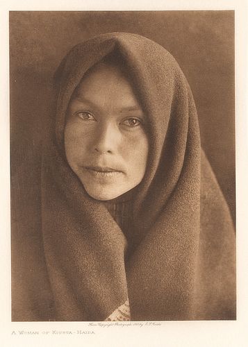 Edward S. Curtis, A Woman of Kiusta - Haida, 1915