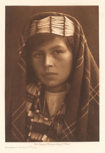 Edward S. Curtis, Quinault Female Type, 1912