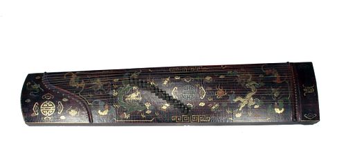 LARGE CHINESE DRAGON LACQUER GUIGIN