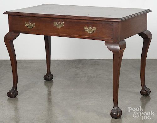 Chippendale style mahogany desk, 30 1/2'' h., 43 1/2'' w.