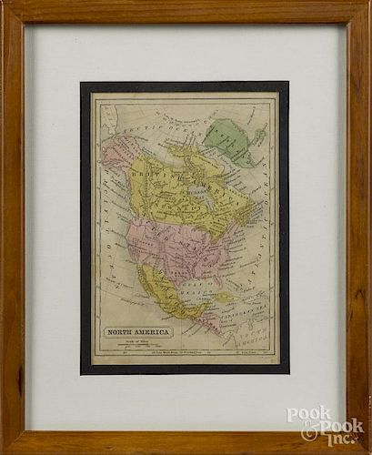Four American maps by Jenks, Hickling, and Swan, for Parley's publication, 1852, 4 1/2'' x 6 1/2''.