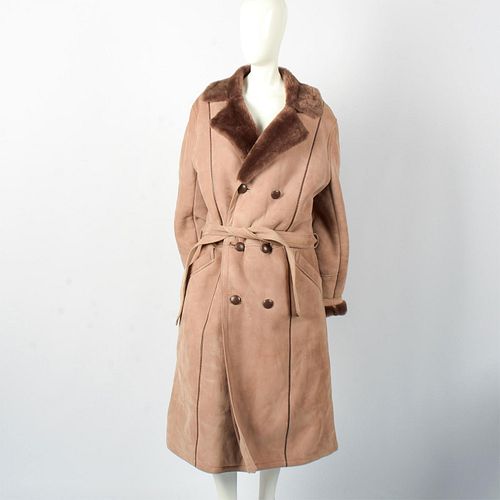 Unisex French Tan Trench Coat