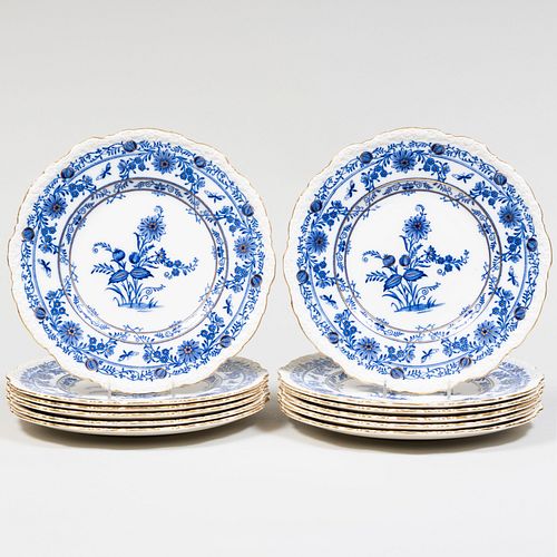 Set of Twelve Royal Cauldon Dinner Plates