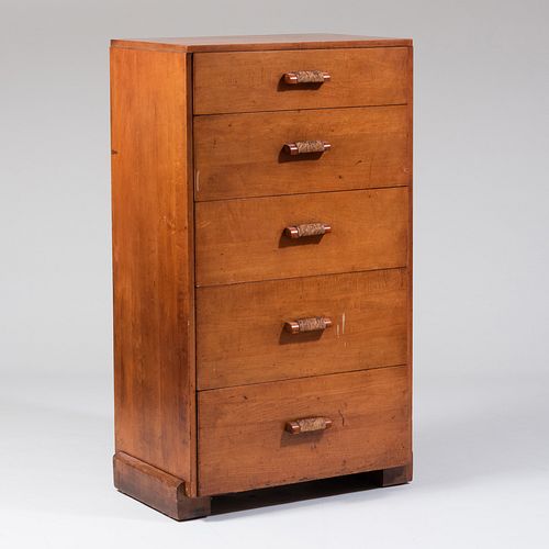 Donald Deskey for AMODEC Cherry Chest of Drawers