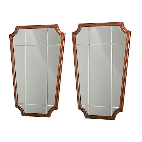 FRENCH ART DECO Pair of mirrors
