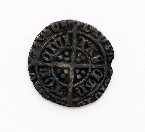 14th Cent. Medieval English Edward III Half Groat