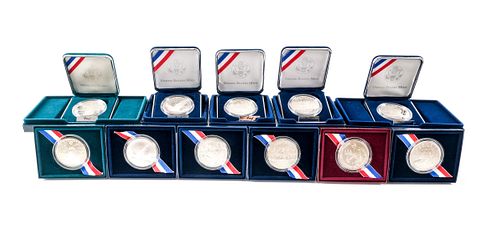 Collection of U.S. Commemorative Silver Dollars
