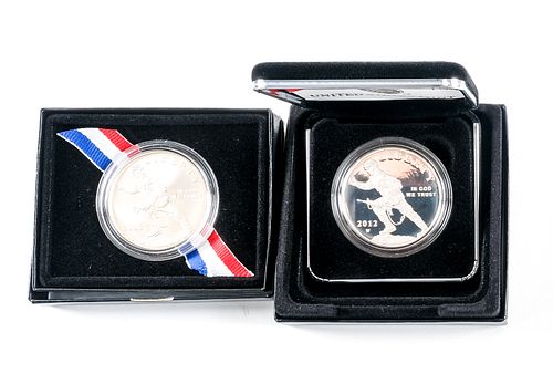 8 U.S. Commemorative Silver Dollars - Military