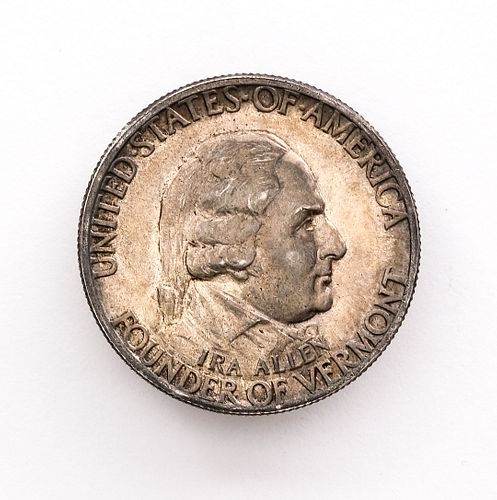 1927 U.S. Vermont Commemorative Half Dollar