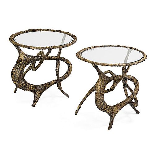 JAMES BEARDEN Pair of side tables