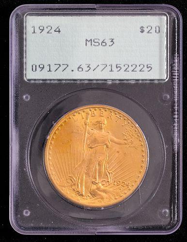 1924 St. Gaudens $20 Double Eagle Gold Coin
