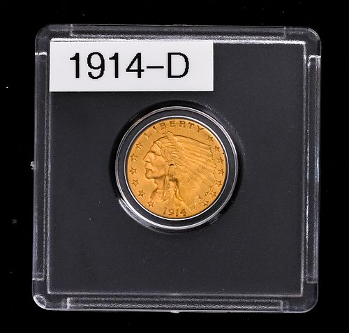 1914-D $2.50 Quarter Eagle