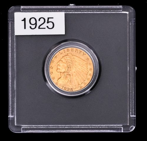 1925-D $2.50 Quarter Eagle Gold Coin