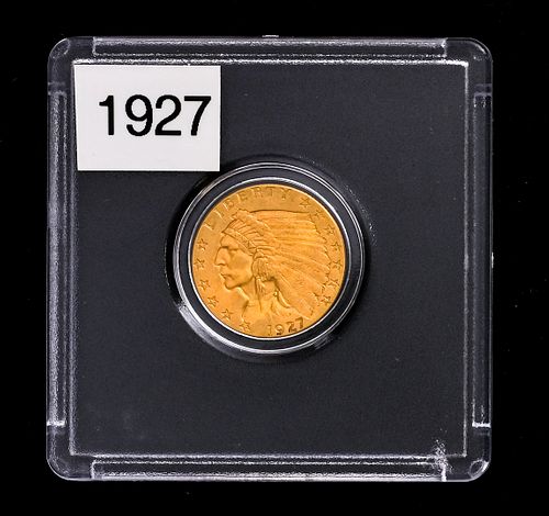 1927 $2.50 Quarter Eagle Gold Coin