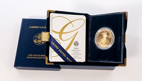 2005-W American Eagle Gold 1 oz Proof Coin
