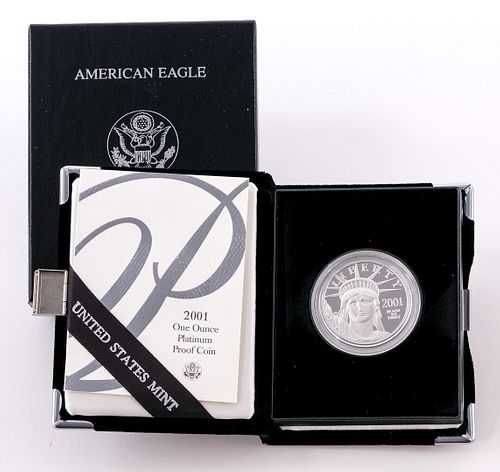 2001-W American Eagle Platinum 1 oz Proof Coin