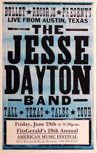 Bullet Records, Live From Austin Texas, The Jesse Dayton Band