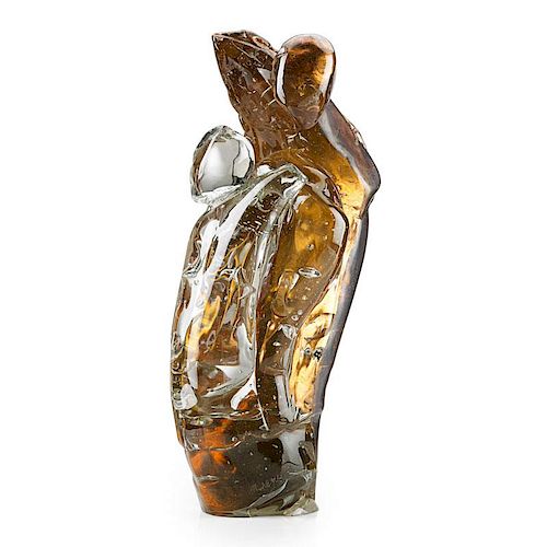 MARTIN BLANK Large figural glass sculpture
