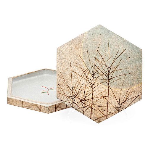 ITO SEKISUI Glazed stoneware box