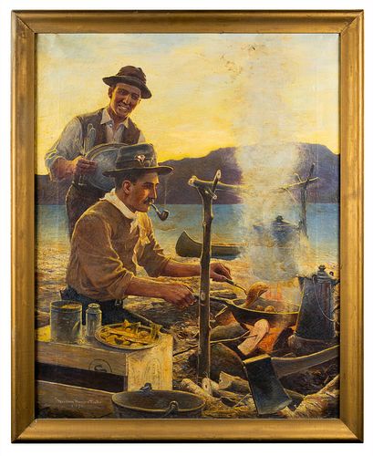 William Harnden Foster (1886 - 1941), National Sportsman Cover Painting, June 1920