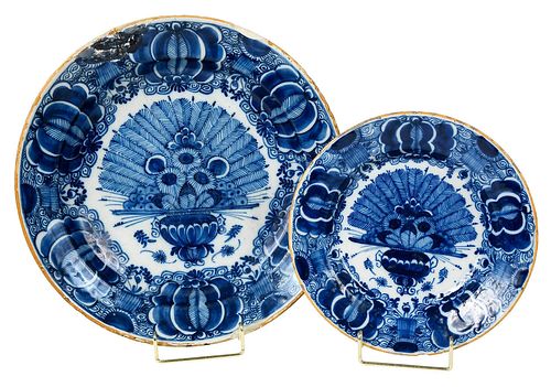 Two de Klaauw Delftware Plates