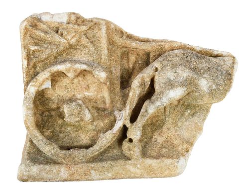 Roman Marble Fragment of a Sarcophagus 