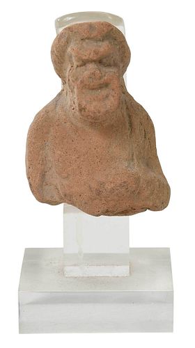 Greek Pottery Comic Actor Fragment