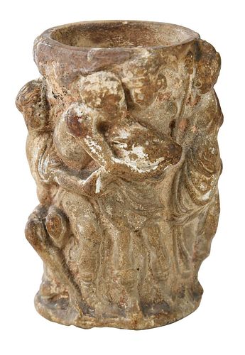 Greco Roman Pottery Figural Cup