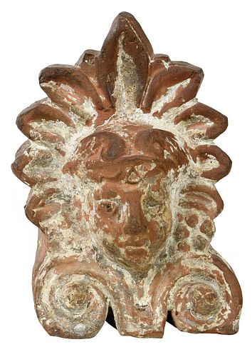 Terracotta Antefix, Mask
