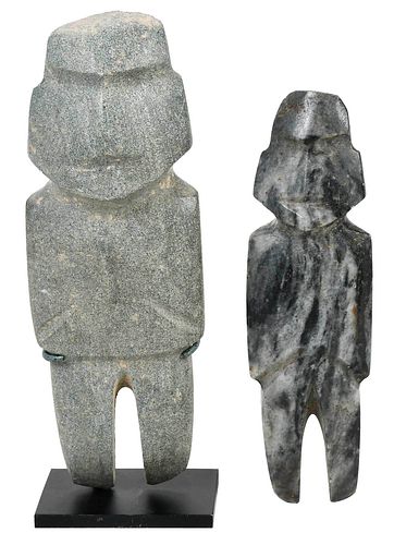 Two Mezcala Standing Figures