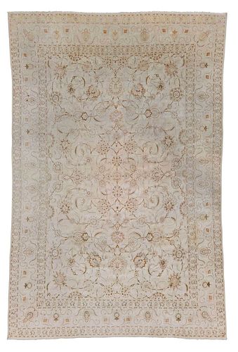 White Kashan Carpet