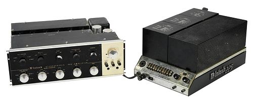 Two Vintage McIntosh Stereo Amplifiers